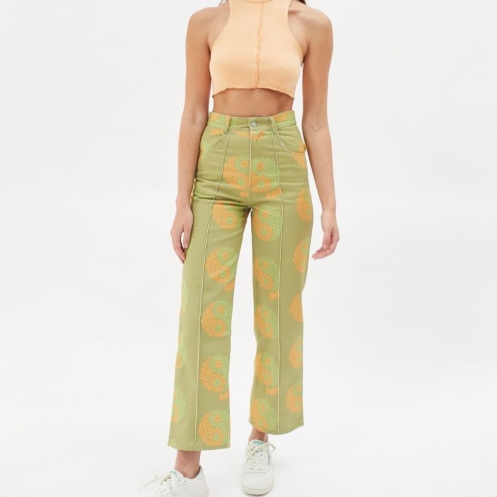 Lisa Says Gah Robyn Yin Yang Printed Jeans